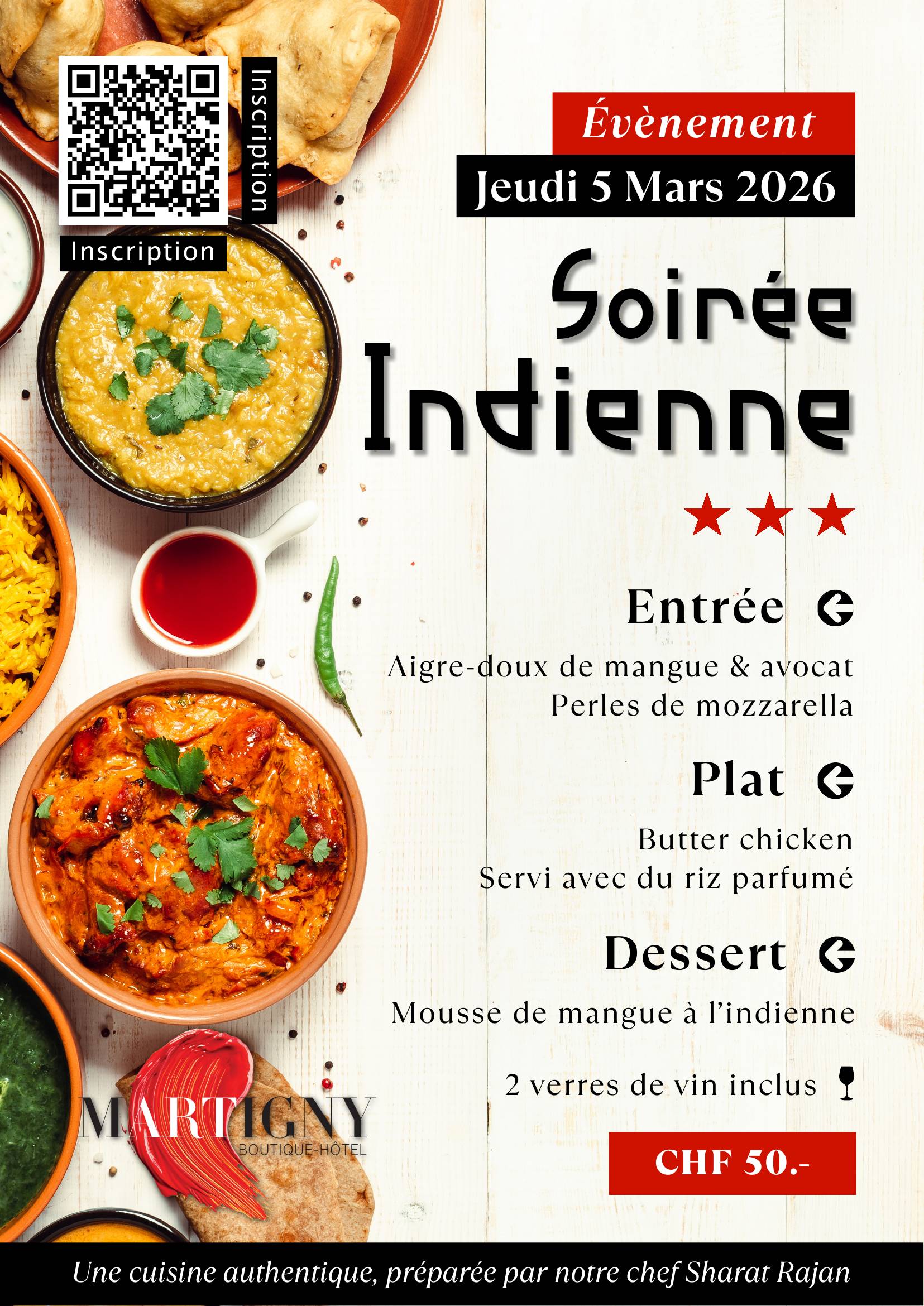 Soirée Indienne